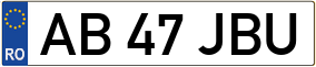 Truck License Plate